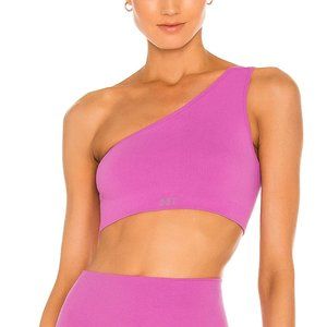 Set Active X revolve set (ribbed one shoulder sports bra and leggings in petal)